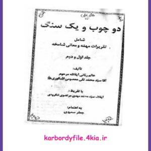 دانلود کتاب دو چوب و یک سنگ