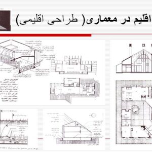 نقش اقلیم در معماری( طراحی اقلیمی)