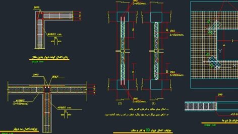 دانلود جزئیات اجرایی سقف و دیوار 3D PANEL (ساندویچ پنل-تری دی پنل)