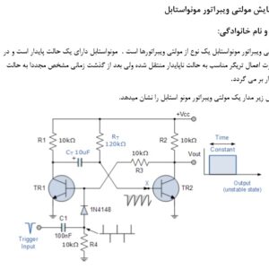 گزارش کار آز تکنیک پالس(مدار های پالس و دیجیتال)