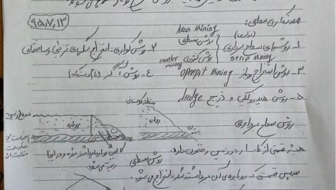دانلود جزوه استخراج روباز استاد میرزایی دانشگاه سهند