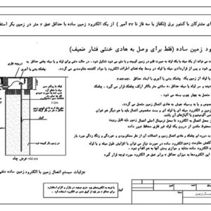 جزییات چاه ارت میله ای