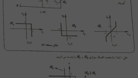 pdfکامل حل تمرین فصل 3 کتاب مدار دکتر جبه دار