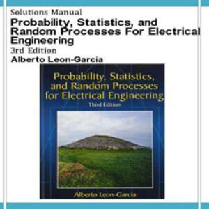 دانلود حل تمرین احتمال آمار و فرآیندهای تصادفی لئون گارسیا