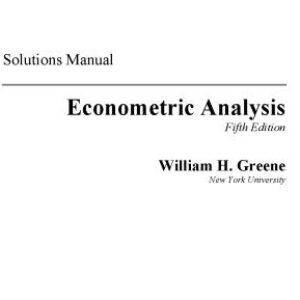حل المسائل کتاب آنالیز اقتصاد سنجی گرین William Greene