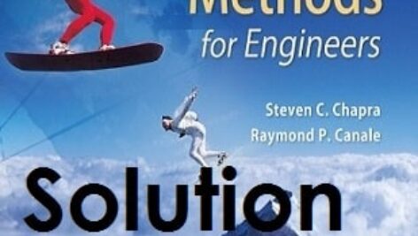 دانلود حل المسائل روش های عددی استیون چاپرا ویرایش هفتم STEVEN CHAPRA