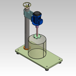 پروژه ساخت میکسر 20 لیتری  توسط solidworks