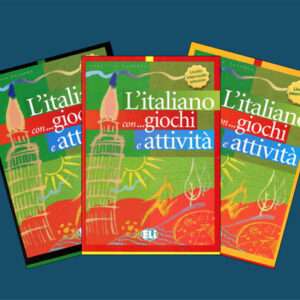 کتاب های Italiano con giochi e attività آموزش ایتالیایی