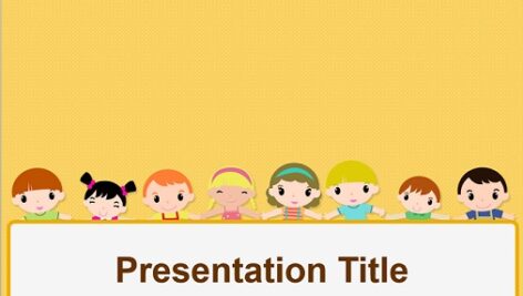 تم کودکانه برای پاورپوینت     bache ha 2