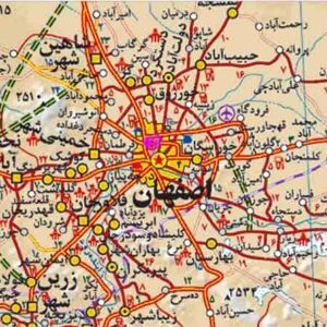 نقشه راه‌های ایران با بزرگنمایی بی‌نهایت