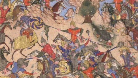 دانلود نسخه خطی  و نایاب شاهنامه فردوسی با بیش از دویست مینیاتور رنگی از دوره سلطان ابراهیم میرزا