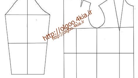 الگوی آماده بالاتنه سایز40