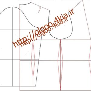 الگوی آماده بالا تنه سایز 56