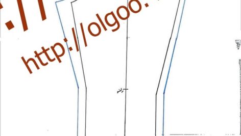 الگو شلوار سایز 42