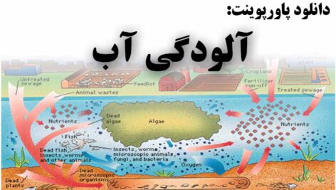 دانلود پاورپوینت آلودگی آب
