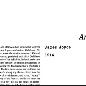 نقد داستان كوتاه عربي اثر جيمز جويس Araby is a short story by James Joyce