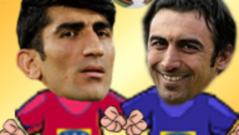 فوتبال لیگ برتر ایران نیمه کارتنی نسخه معمولی