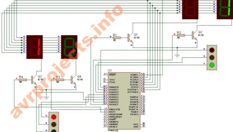 دانلود پروژه چراغ راهنمایی(traffic light) با نرم افزار پروتئوس با قیمت استثنایی