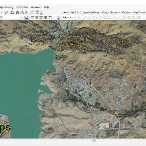 نقشه های GIS شهرستان رودبار