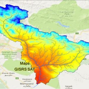 نقشه های GIS حوزه آبخیز جاجرود تهران
