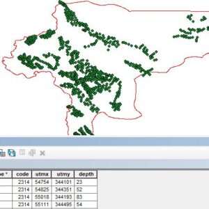 موقعیت نقاط پایش سطح آبهای زیرزمینی آبخوانهای استان اصفهان