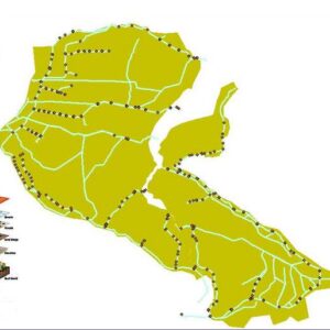 نقشه های GIS مشخصات شبکه آبیاری نکوآباد استان اصفهان