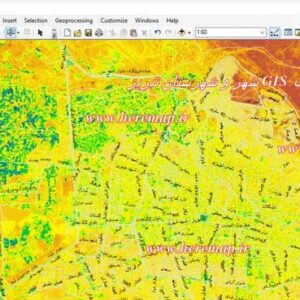 نقشه های GIS شهر و شهرستان تبریز