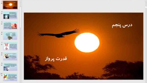 پاورپوینت درس 5 دین و زندگی دوازدهم انسانی ( قدرت پرواز)