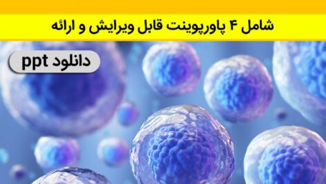 دانلود پاورپوینت در مورد [سلول های بنیادی] – شامل 4 فایل مختلف – قابل ویرایش و ارائه – ppt