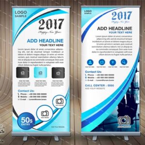 طرح استند تجاری نمایشگاهی لایه باز 2رو (7)-PSD-EPS-Ai