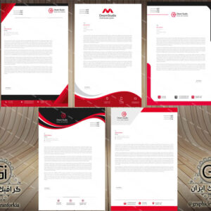 مجموعه سربرگ های اداری - با فرمت های Ai-EPS-PSD-PNG