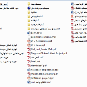 بیش از 50 سورس تجزیه تحلیل سیستم با رشنال رز و visio و DFD