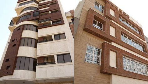 دتایل اجرایی اسکوپ سنگ نما dwg