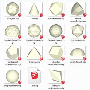 کامپوننت های اسکچاپ اشکال هندسی  Shapes