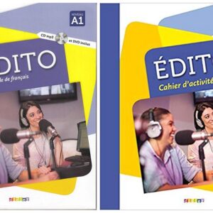 کتاب آموزش زبان فرانسوی Edito A1 به همراه کتاب کار و کتاب معلم و فایل های صوتی کتاب