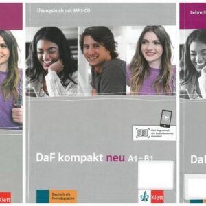 کتاب آموزش زبان آلمانی DaF kompakt neu A1-B1 (2016-2017) به همراه فایل های صوتی کتاب