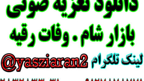 دانلود تعزیه صوتی کامل بازار شام 96 چشمه ای ها . گلختمی . اسماعیل محمدی و… ( استریو یاس زیاران )