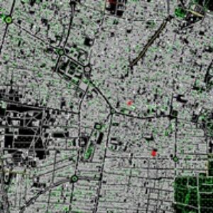 نقشه هوایی وکاداستر شهر آران و بیدگل
