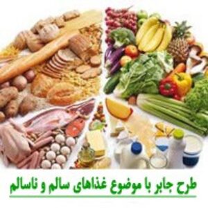 برگزیده طرح جابر اول ابتدایی 1400-1399 بهترین فایل و کارتو پلاست خوراکی های مفید و غیر مفید همراه با دفتر کارنما