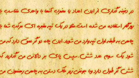 کتاب  چه اعدادی در رمز گشائی گنج نامه و نقشه گنج بکار برده می شودو چگونه با شناسائی آن اعداد نقشه گنج را ساده تر  پیدا و بازگشائی کنیم