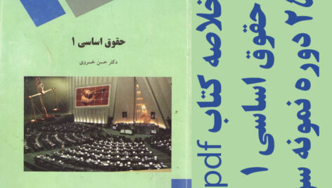 دانلود خلاصه کتاب حقوق اساسی 1 – حسن خسروی – حقوق پیام نور – pdf به همراه 25 دوره نمونه سوال