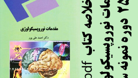 دانلود خلاصه کتاب مقدمات نوروپسیکولوژی – منبع درس علوم اعصاب شناختی – احمد علی پور به همراه 25 دوره نمونه سوال