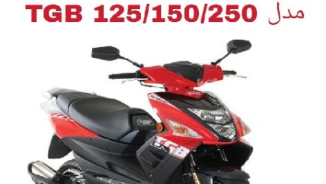 دفترچه راهنمای موتورسیکلت اسکوتر TGB 125/150/250