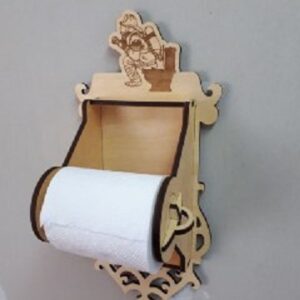 طرح نگهدارنده دستمال توالت