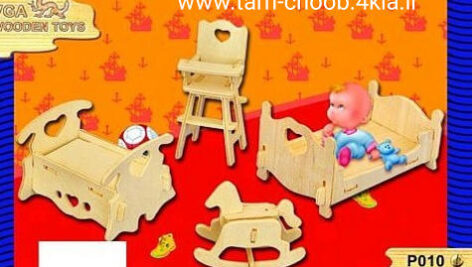 طرح تخت و صندلی کودک