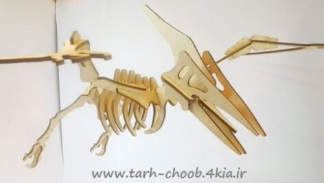 طرح معرق دایناسور پرنده ترانادان مدل پترادون – Pteranodon