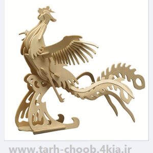طرح معرق دایناسور ققنوس - phoenix
