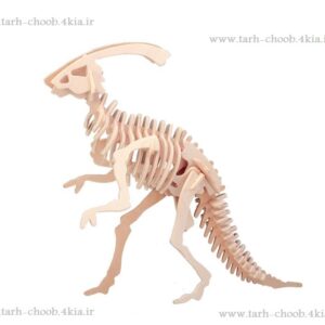 طرح دایناسور پیراتاجی‌خزنده _ PARASAUROLOPHUS