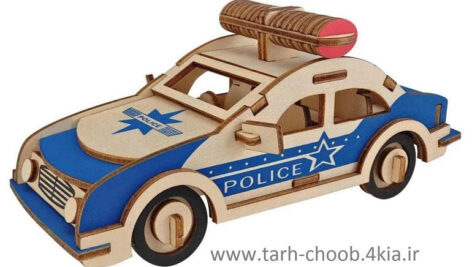 طرح  معرق ماشین پلیس  – POLICE CAR