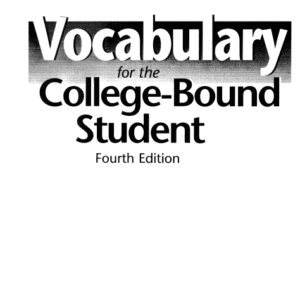 دانلود کتاب Vocabulary For The College Bound Student
